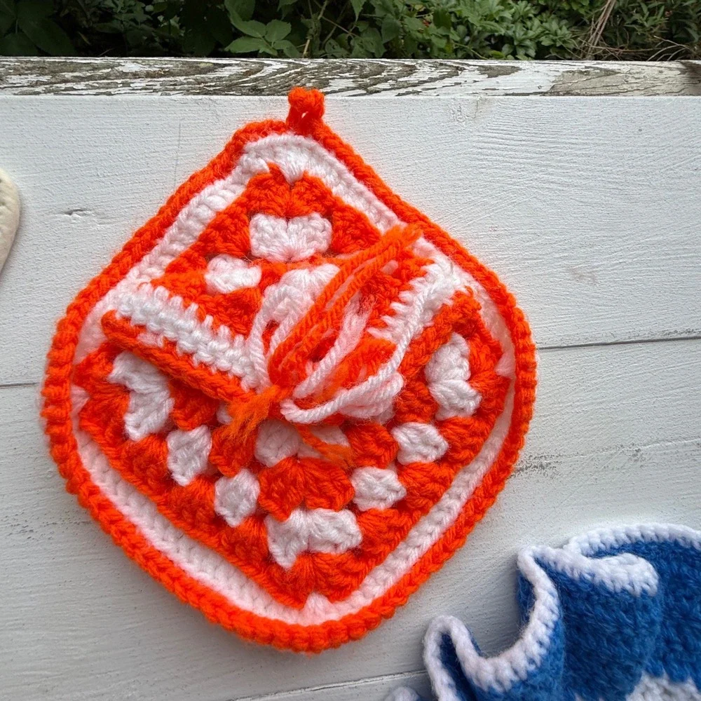 Handmade vintage crochet